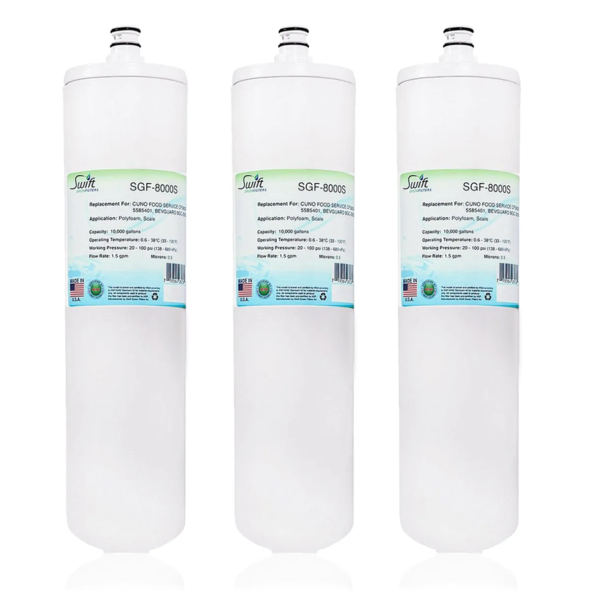 Swift Green Swift Green SGF-8000S Water Filtration Cartridge — product photo