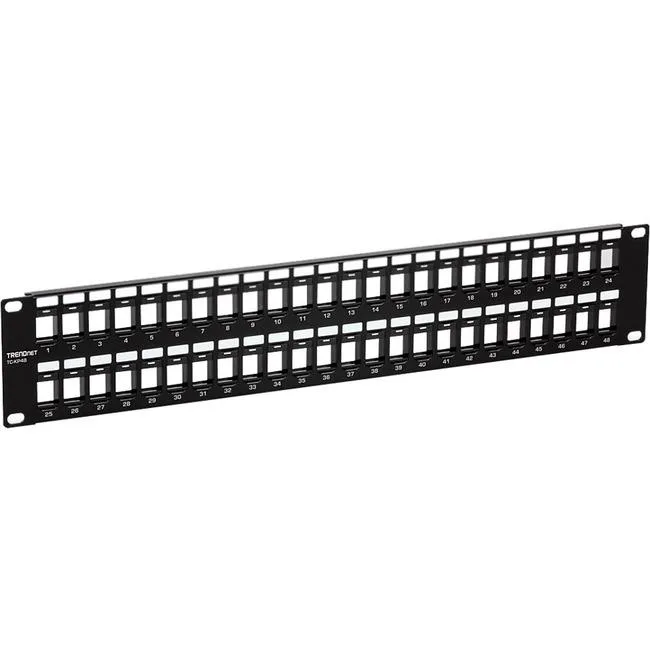 TRENDnet TRENDnet TC-KP48 48-port blank keystone patch panel 2U — product photo