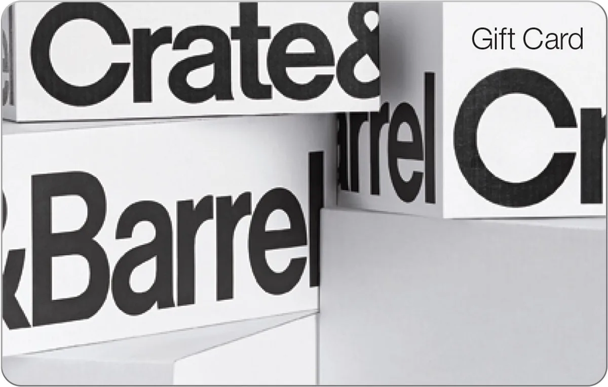 Crate &amp; Barrel Crate &amp; Barrel CB-5000 $50 Home Gift Card — product photo
