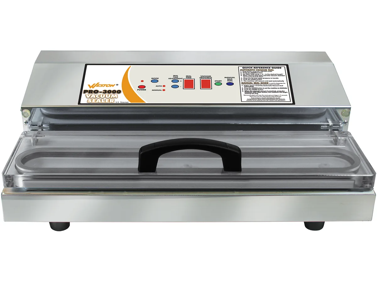 WestonSupply WestonSupply 65-0401-W PRO 3000 Vacuum Sealer 15 in 28 HG 935 W Stainless Steel — product photo