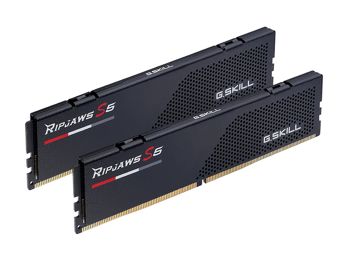 G.SKILL G.SKILL F5-6000J3036F16GX2-RS5K Ripjaws S5 32GB (2x16GB) DDR5 6000 CL30 desktop RAM — product photo