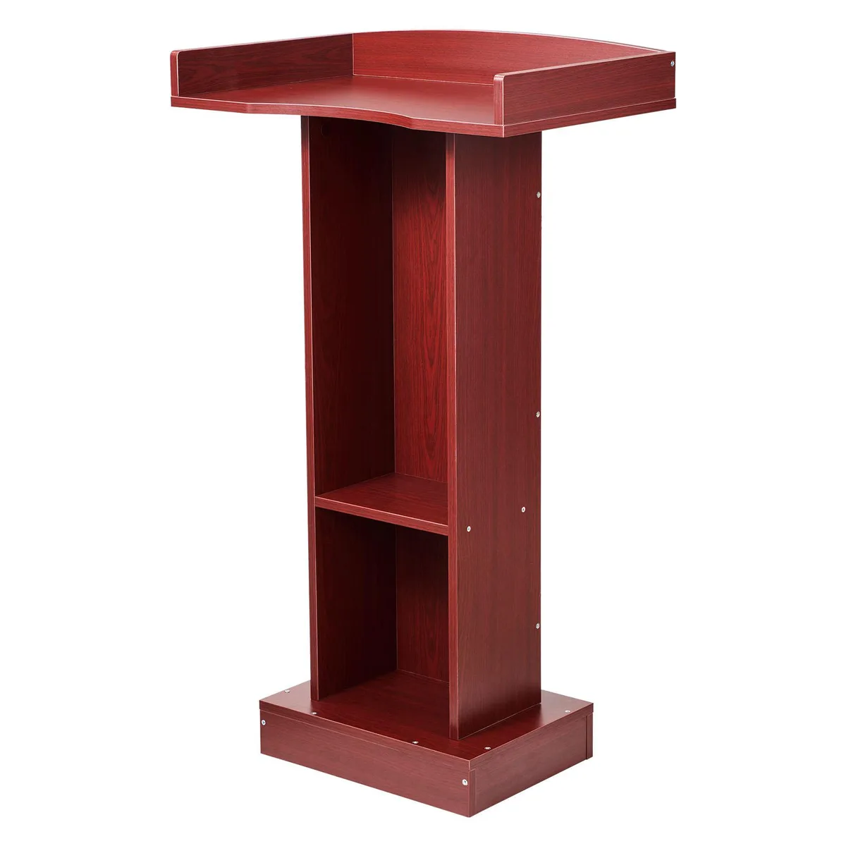 VEVOR VEVOR 41-Inch Wooden Lectern Podium Stand with Storage Shelf — product photo
