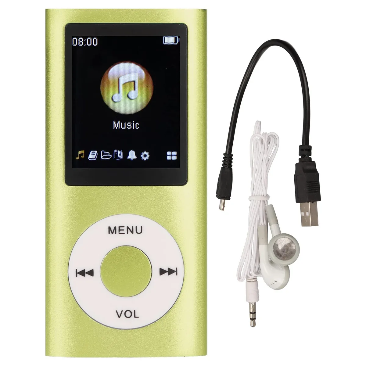  Tangxi MP3 Player 1.8" LCD 64GB Green — product photo