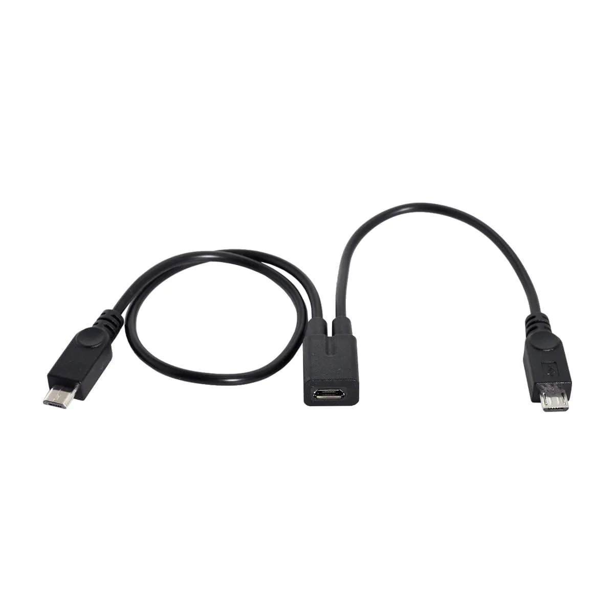 Fervit Fervit Micro USB Female to 2x Male Splitter Cable 20.5 cm AWG 32 black — product photo