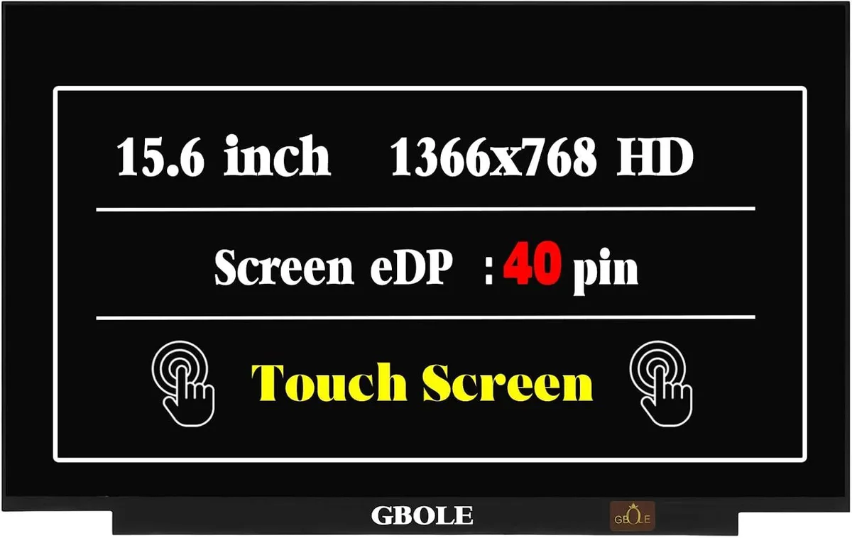 NUOLAISUN NUOLAISUN Replacement LCD Touch Screen for HP Notebook 15-DY Series — product photo