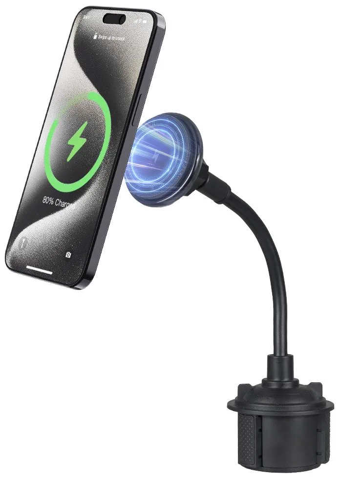 Nakedcellphone Nakedcellphone Adjustable Cup Holder Phone Mount MagSafe Compatible iPhone 12 13 14 15 16 — product photo