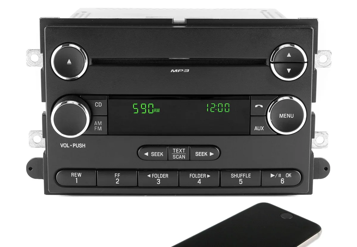 1 Factory Radio 1 Factory Radio 8T4T-18C869-AG receiver 2008-10 Ford Edge Lincoln MKX Bluetooth — product photo
