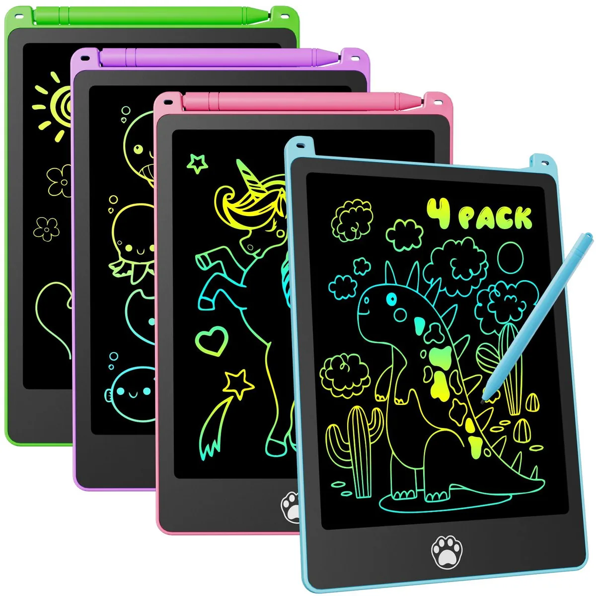  Electight USCAT8LFZG-4P 4 Pack 8.5 inch LCD Writing Tablets — product photo