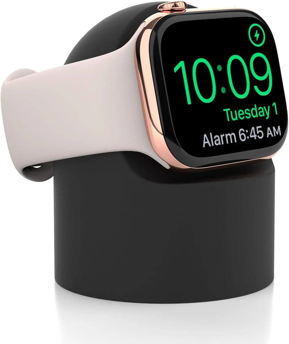 ETEIZU ETEIZU Silicone Watch Charger Stand Black 38mm 49mm — product photo