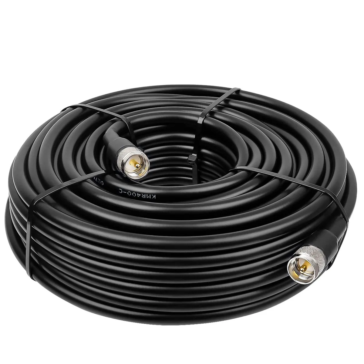 PISKEKAT PISKEKAT KMR400 PL259 Male to Male Coaxial RF Cable 100ft — product photo