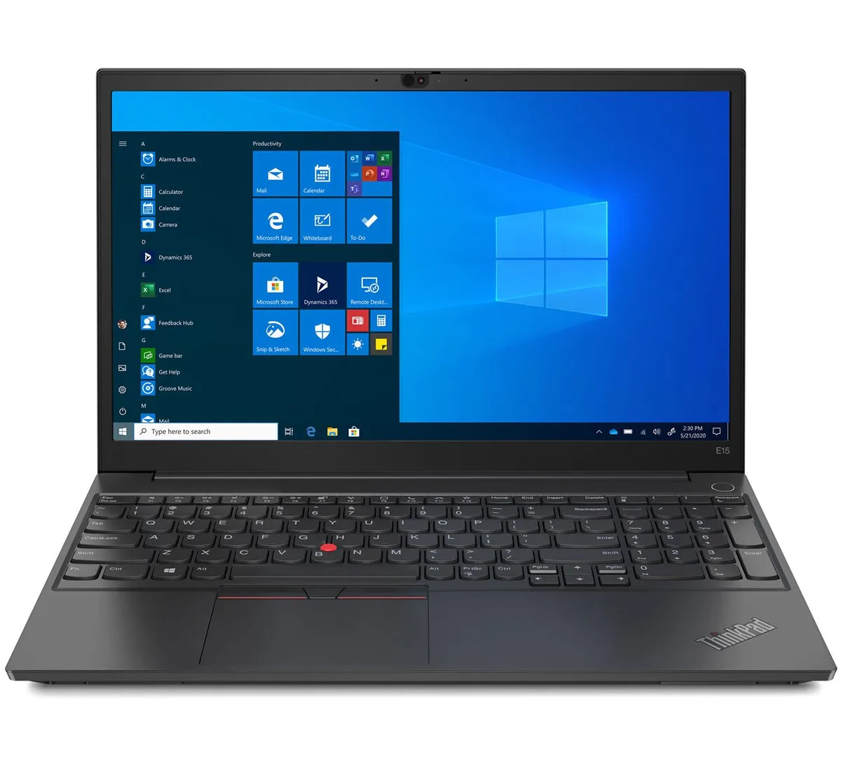 Lenovo Lenovo E15 Gen 2 laptop i5-1135G7 8GB 1TB MX450 Thunderbolt 4 Win 10 Pro — product photo