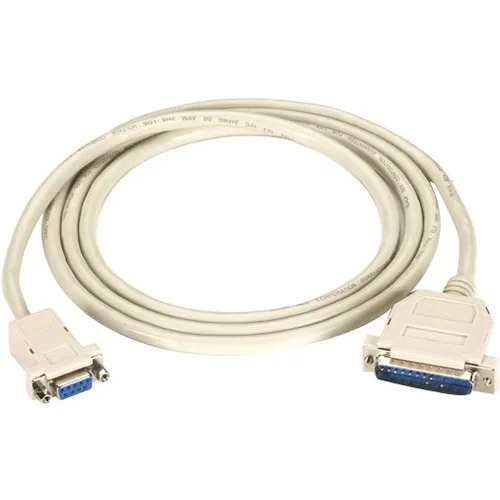 Black Box Corporation Black Box EVMTBMC-0050 RS232 AT Modem DB9/DB25-9-CDTR F/M 50FT serial cable — product photo