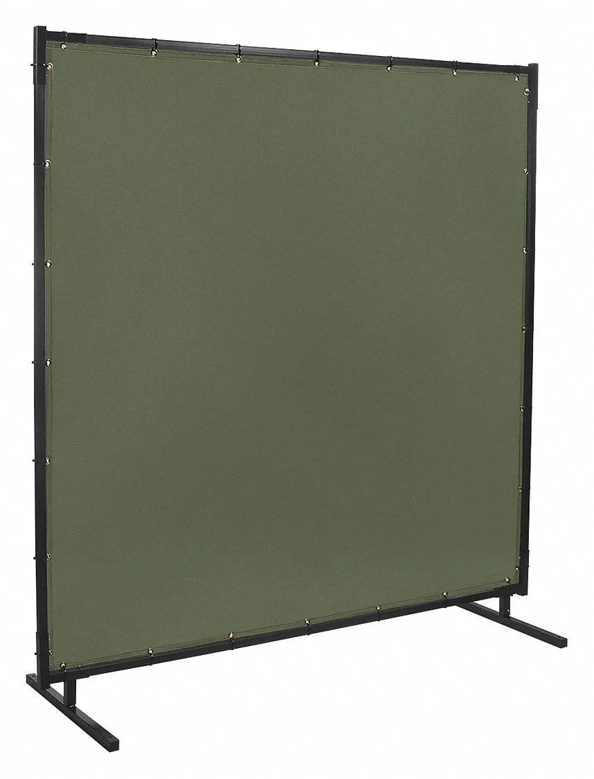 STEINER STEINER 501HD-6X6 Welding Screen, Vinyl, 6 ft W x 6 ft H, 12 oz/sq yd, 350°F — product photo