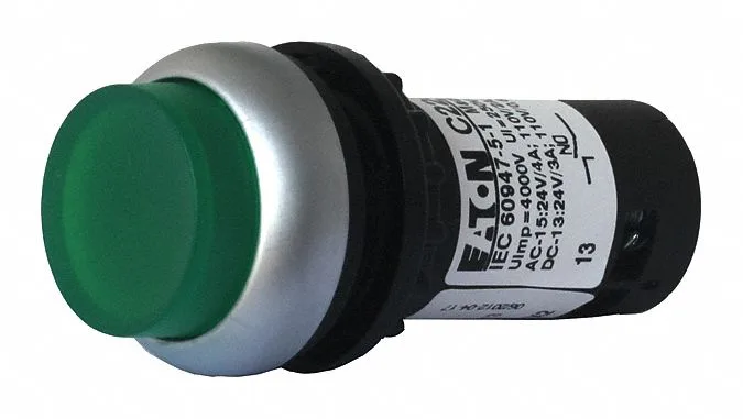 Eaton Eaton C22-DRLH-G-K10-24 Illuminated Push Button 22 mm 1NO Green 24V AC/DC — product photo