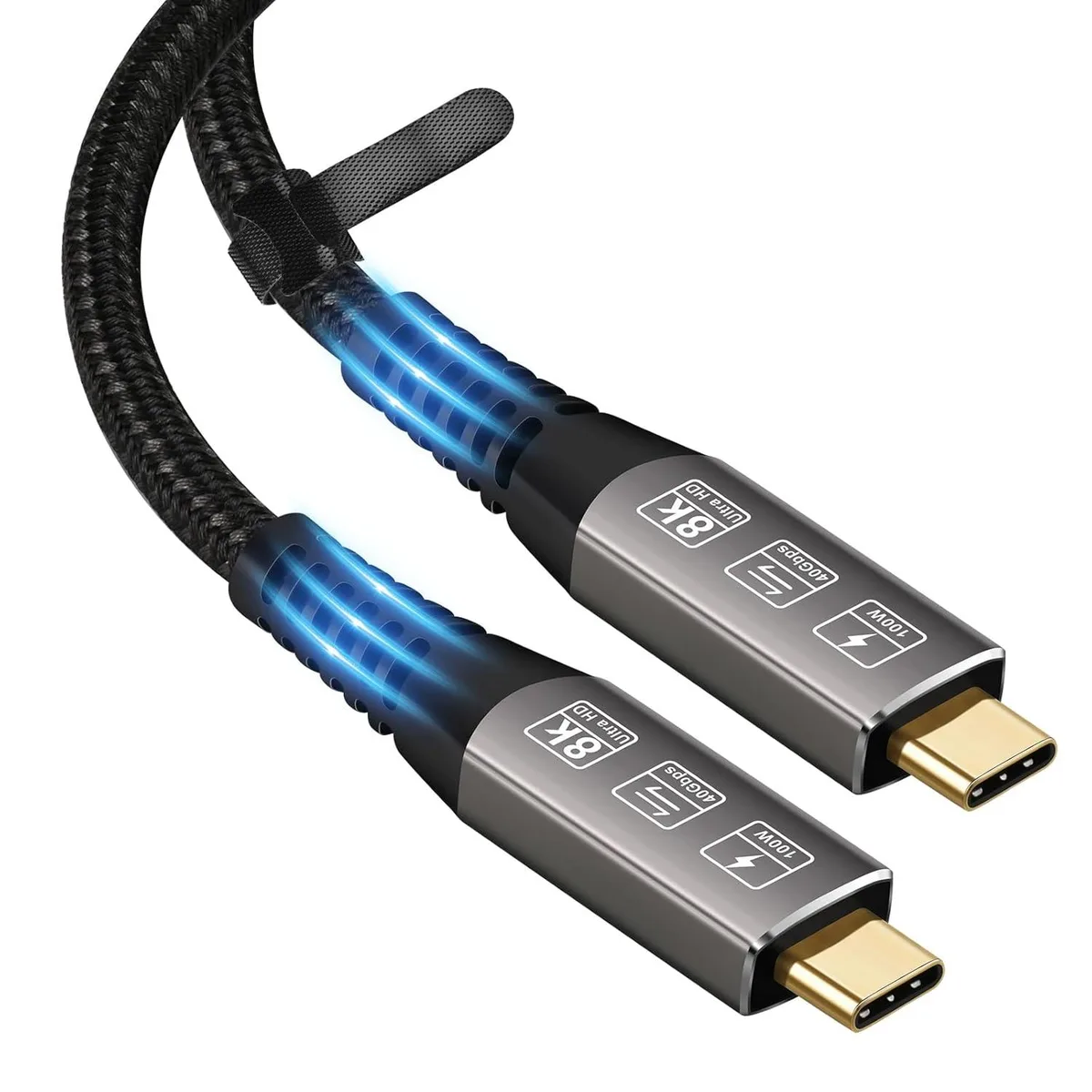 CableDeconn CableDeconn USB4 40Gbps 8K@60Hz 100W 1m usb cable — product photo