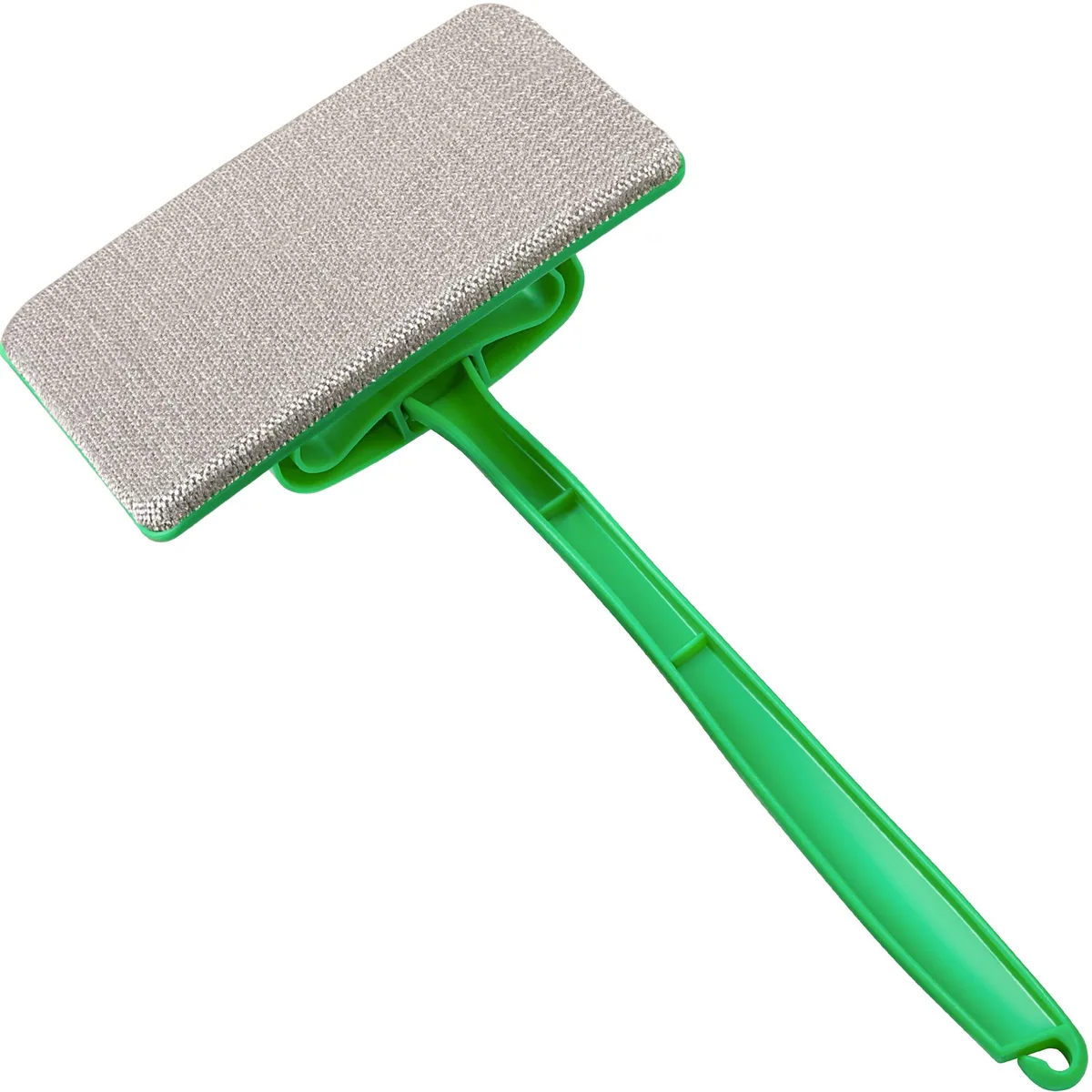 Window screen cleaner brush with 13 inch handle and 7.87 inch wide brush head