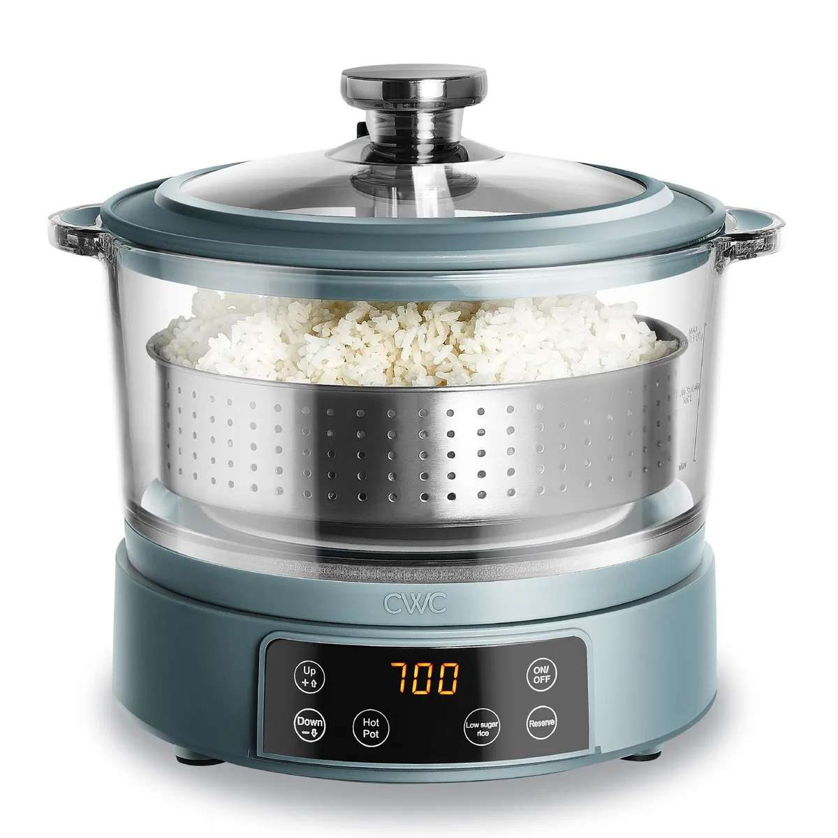  COOK WITH COLOR WGRC1 B/G Rice Cooker 3 L Slate Blue — product photo