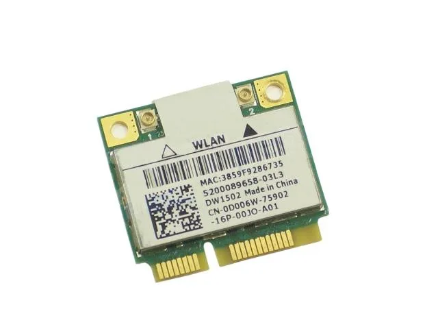 DELL DELL Wireless 1502 802.11 a/b/g/n Half-Height Wi-Fi Adapter D006W — product photo