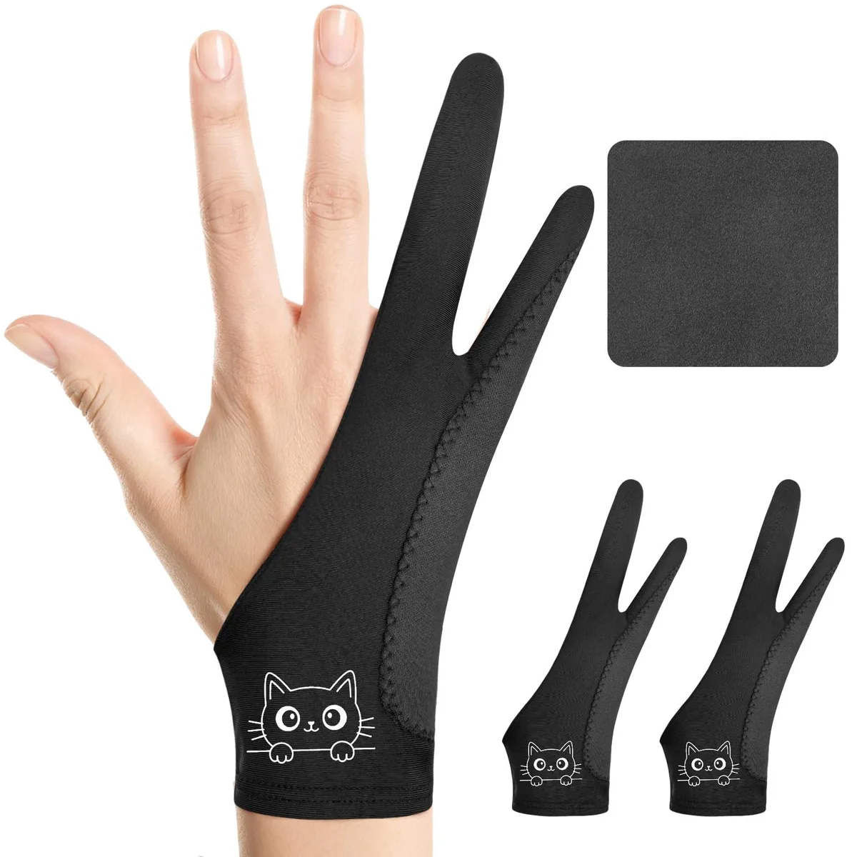 Cute Kitty Digital Drawing Glove 2 Pack Large — product photo