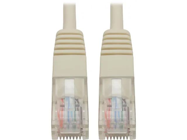 Tripp Lite Tripp Lite N002-010-WH Cat5e network ethernet cable 10 ft white — product photo