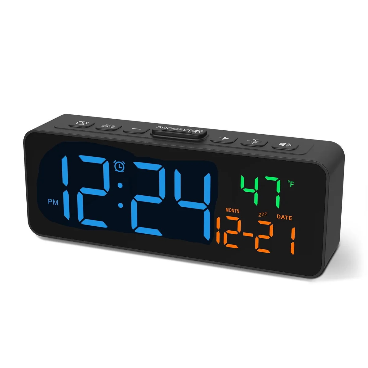 Emerson T338 alarm clock White 5.5×3.81×15.1 cm — product photo