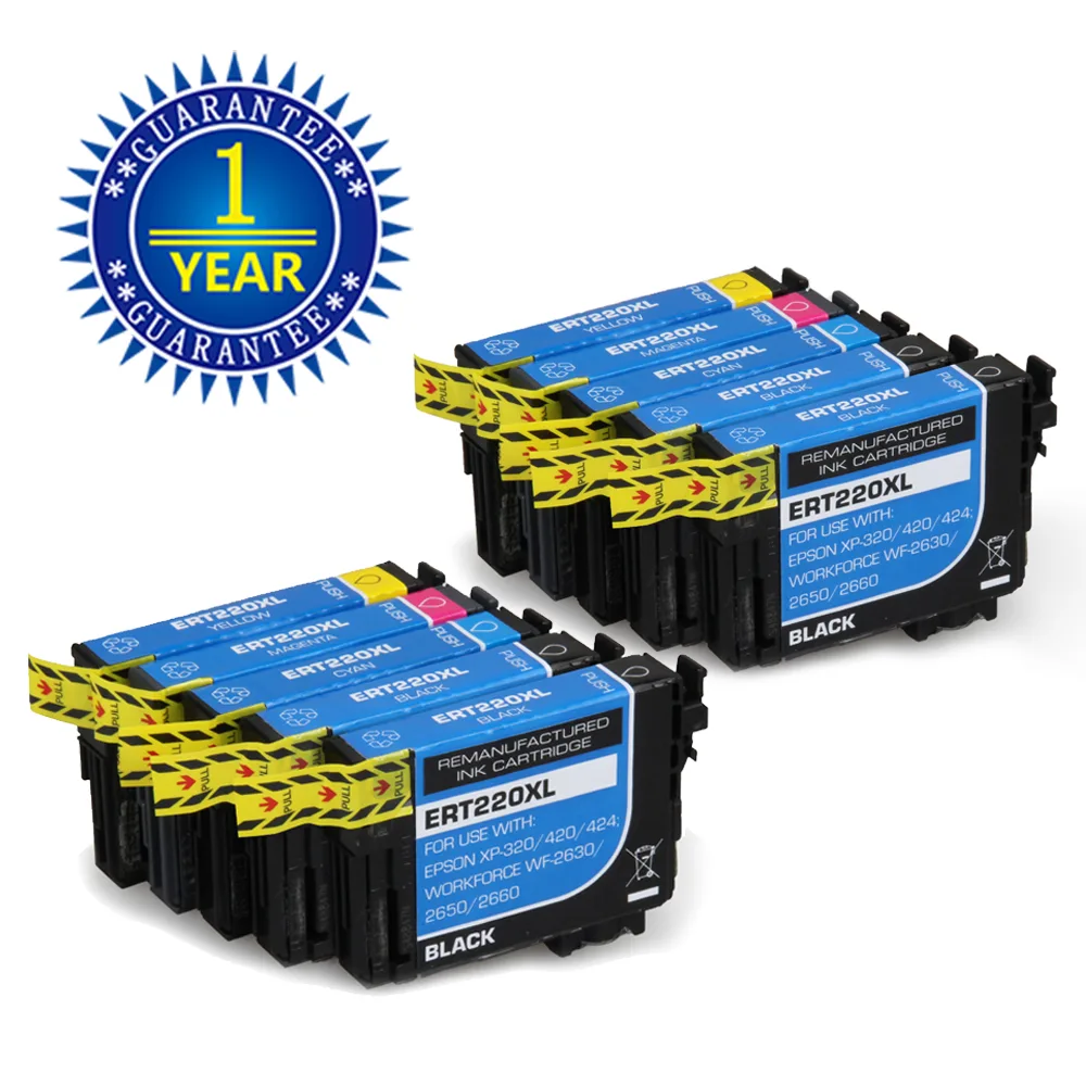 OmniTrade OmniTrade T220XL 10 Pack Ink Cartridge 4K/2C/2M/2Y — product photo