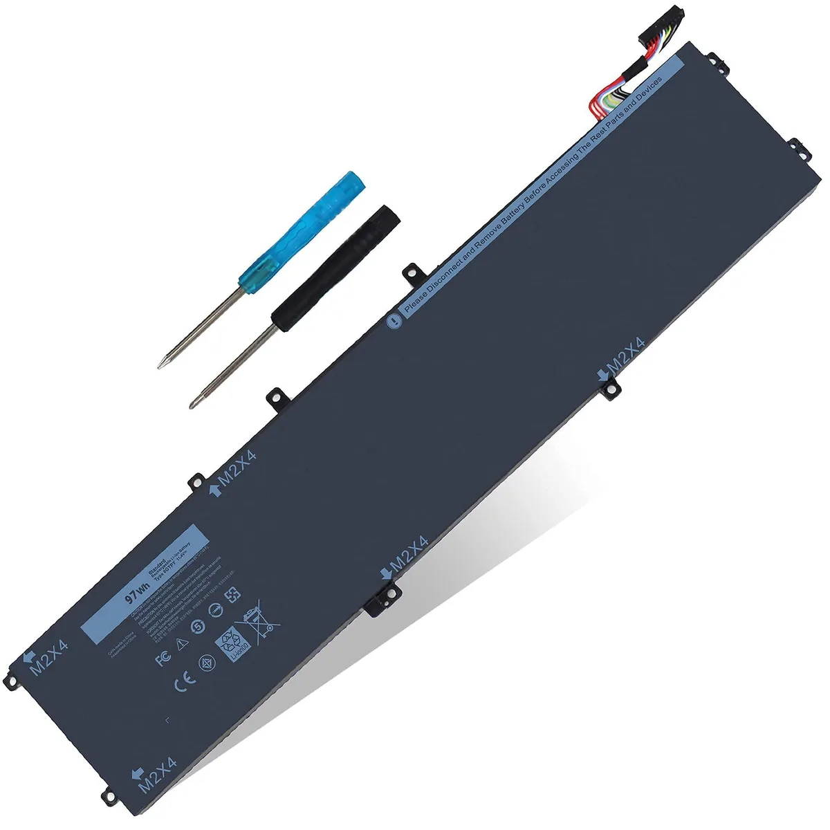 LXHY LXHY LA04 97WH 11.4V 6GTPY laptop battery — product photo
