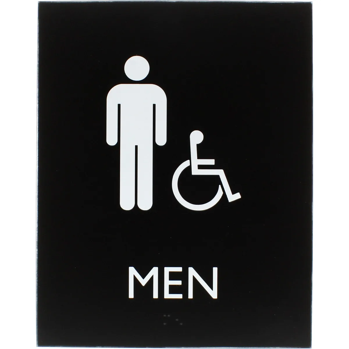 Lorell Lorell 02668 Men Sign Black 6-4/10"Wx8-1/2"Lx4/5"H — product photo