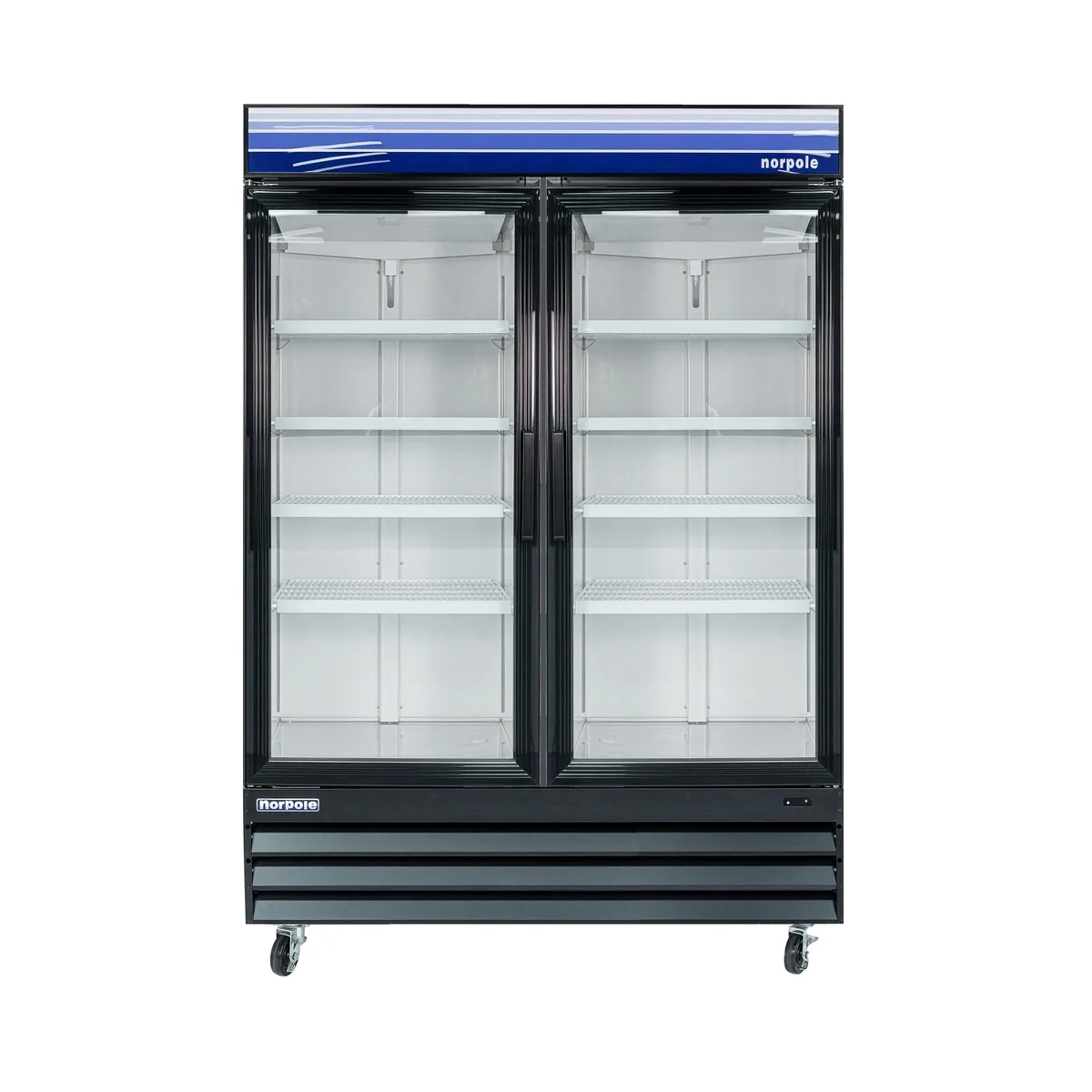Magic Chef Magic Chef 29 cu. ft. 2-Door Glass Merchandiser Refrigerator Black — product photo