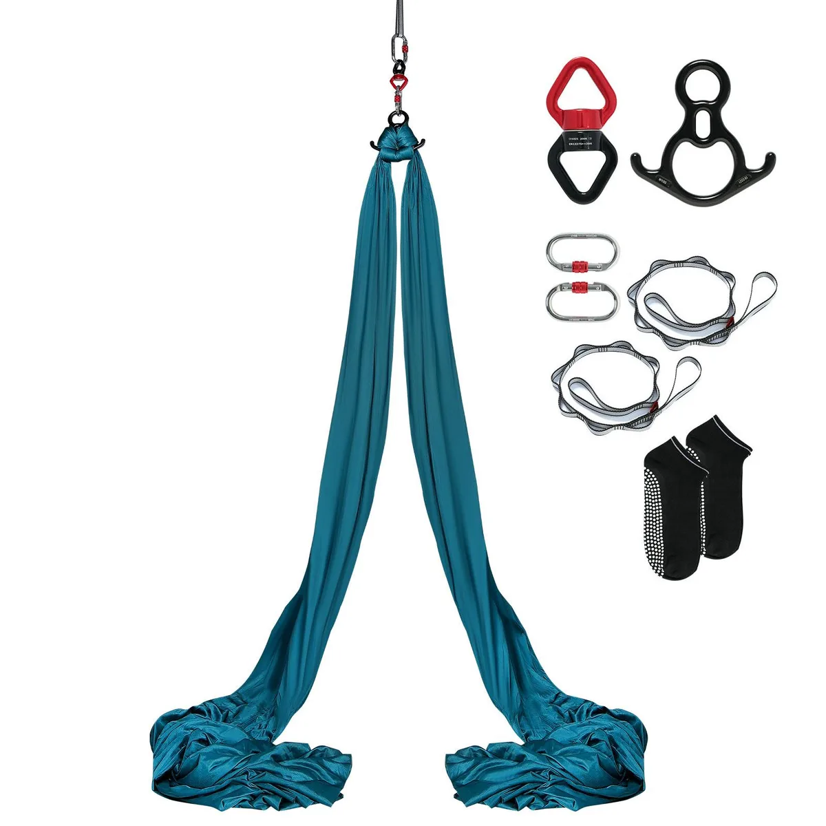 VEVOR VEVOR Aerial Yoga Hammock Kit 8.7 Yards Green 100gsm — product photo