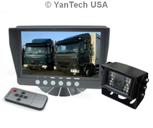 YanTech YanTech 7" Rear View Backup Camera System 120° CCD Night Vision 32 ft Cable Car Electronics Accessory — product photo