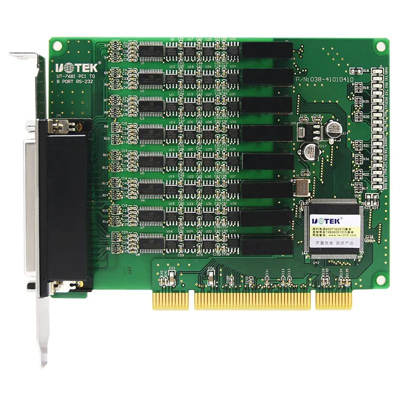 UOTEK UOTEK UT-768I 8-Port PCI RS-232 Opto-Isolated Serial Card — product photo