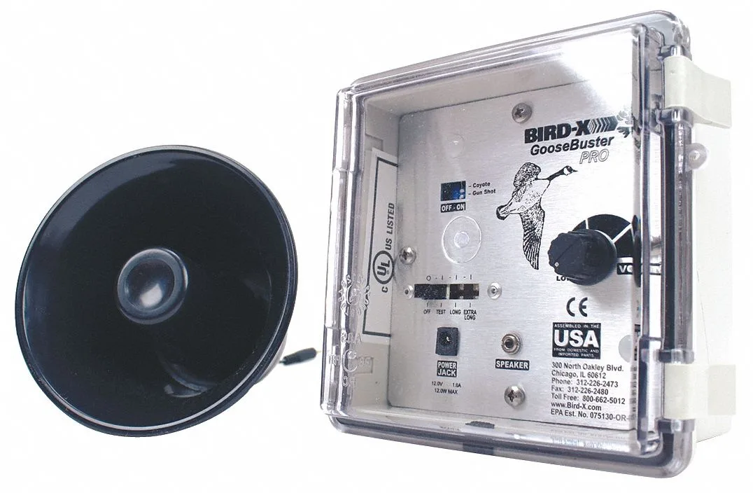 Bird-X Inc Bird-X Inc Electronic Goose Repeller 1.5 acre 110 dB 3.5 lb — product photo