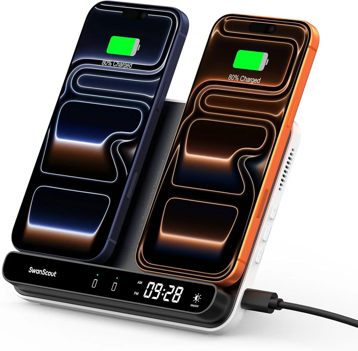 Luisport Luisport SwanScout 504 Dual Wireless Charger Stand — product photo