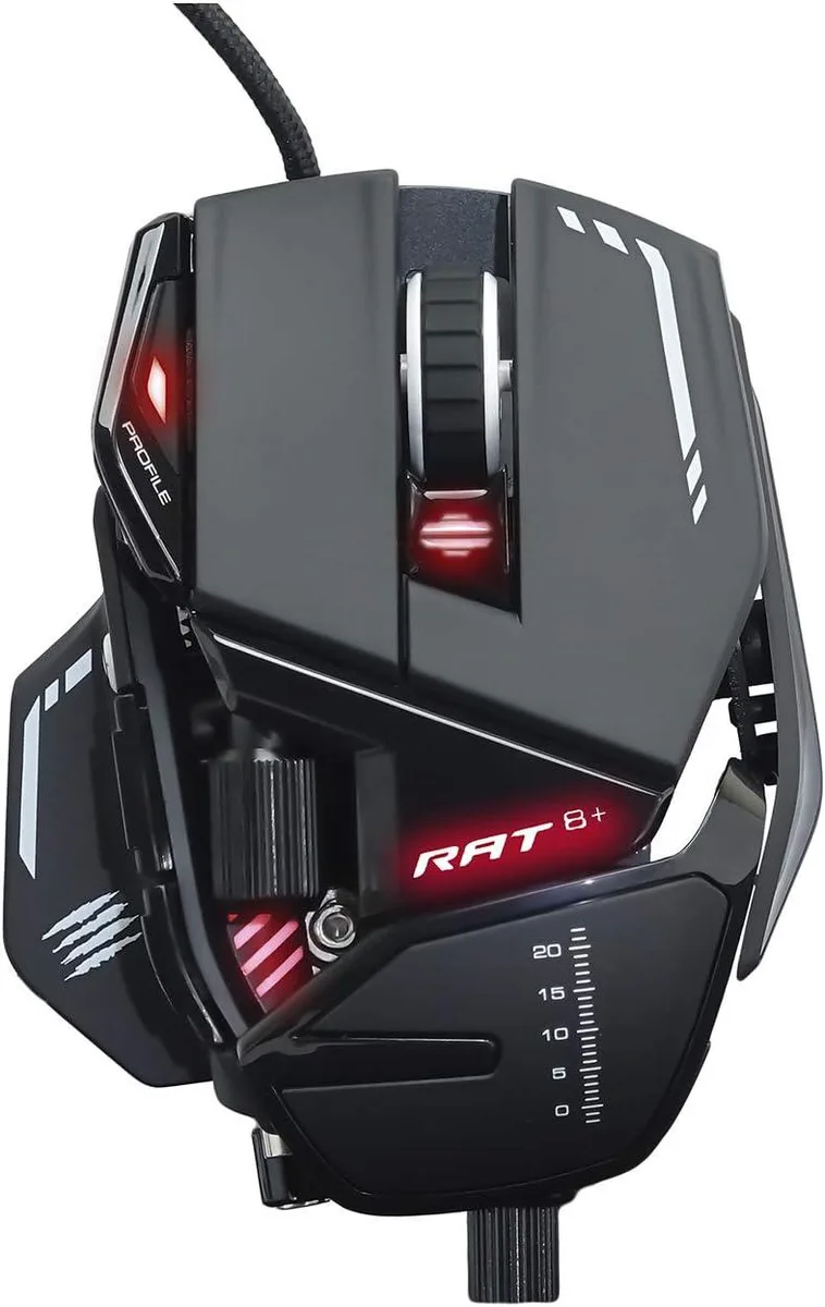 MAD CATZ MAD CATZ R.A.T. 8+ gaming mouse 16000 DPI 11 buttons — product photo