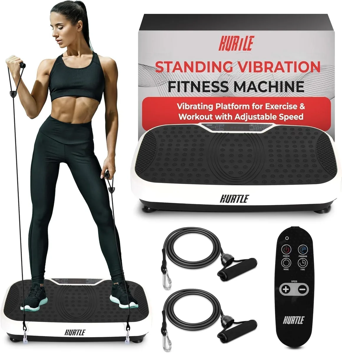TAURKENAM TAURKENAM Vibration Platform Machine weight training 40 speed 265lbs capacity — product photo