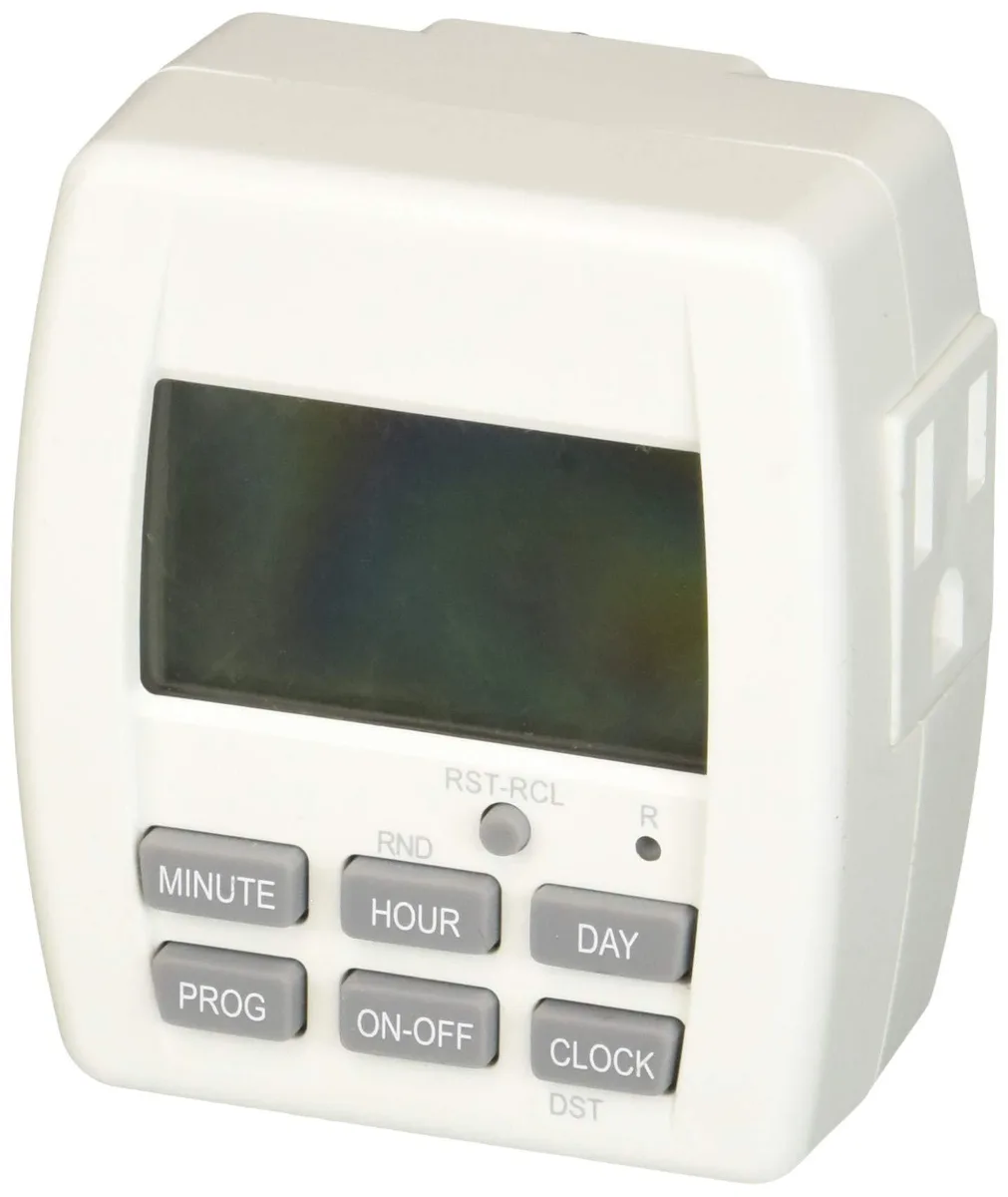 Southwire Indoor 7-Day Plug-In Digital Timer electrical timer switch — product photo