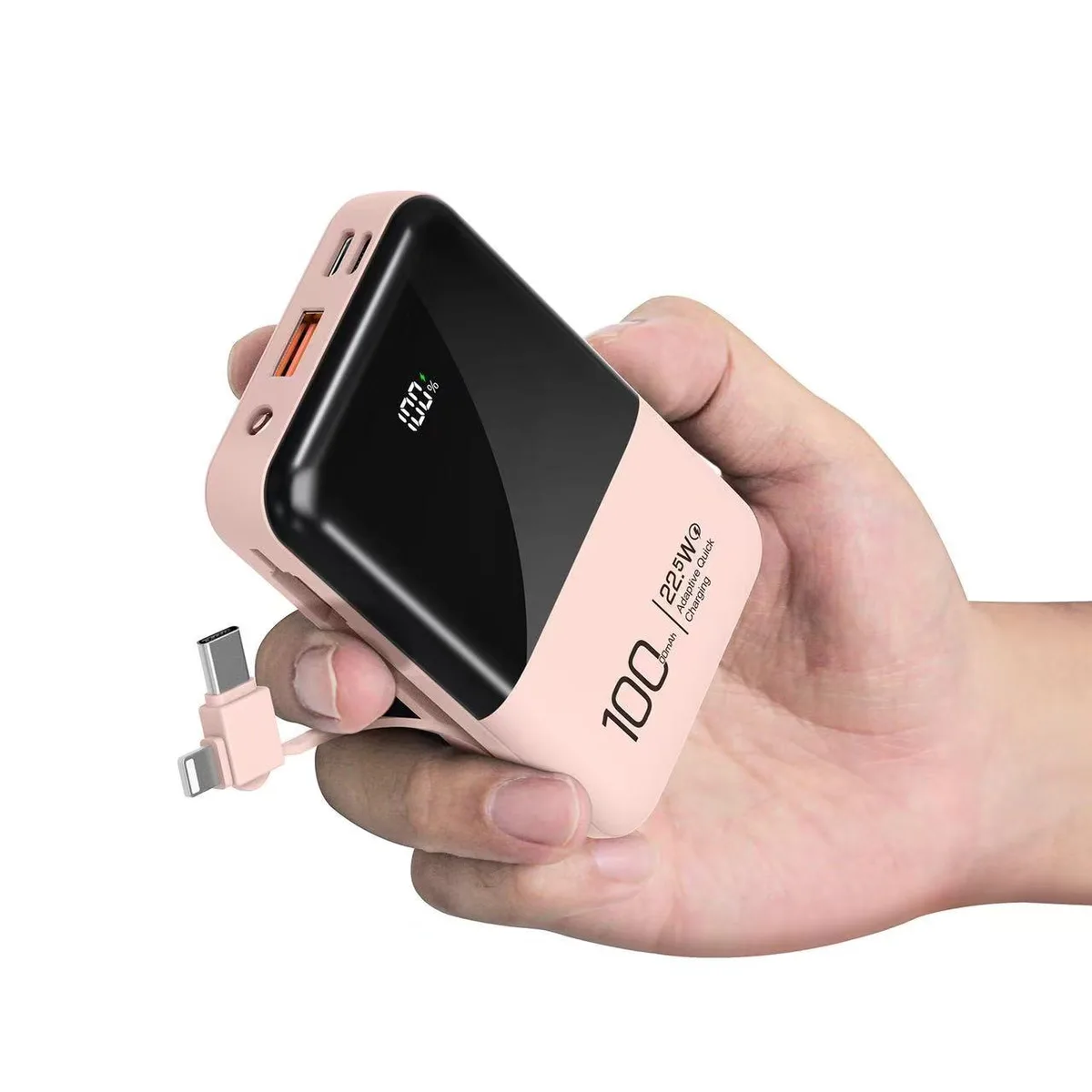 JONKUU JONKUU Y13 10000mAh 22.5W Power Bank Pink — product photo