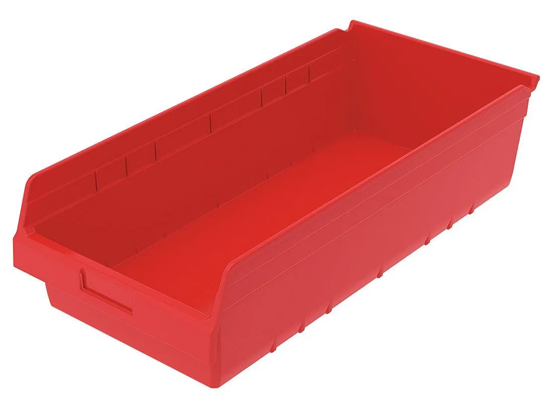 Akro-Mils Akro-Mils 30014RED Red Shelf Bin 23-5/8" x 11-1/8" x 6 — product photo