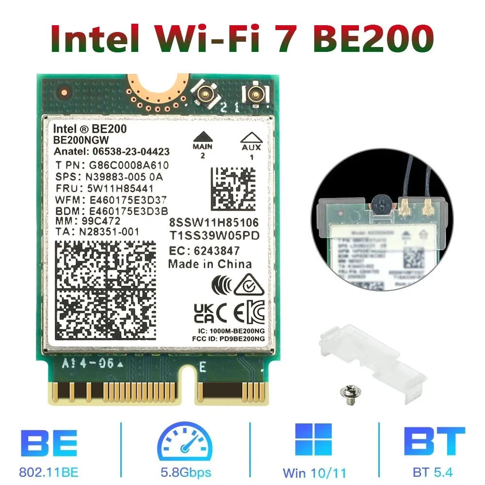 TelDaykemei TelDaykemei Wi-Fi 7 BE200NGW M.2 Wi-Fi adapter — product photo