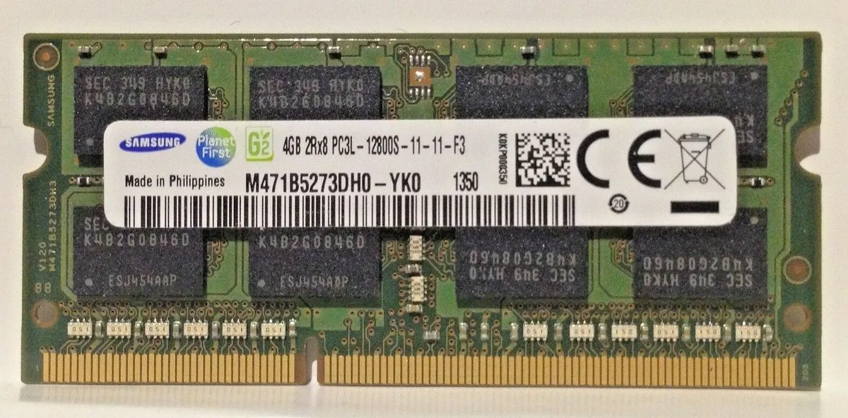 SAMSUNG SAMSUNG M471B5273DH0-YK0 4GB DDR3L 1600 CL11 laptop RAM — product photo