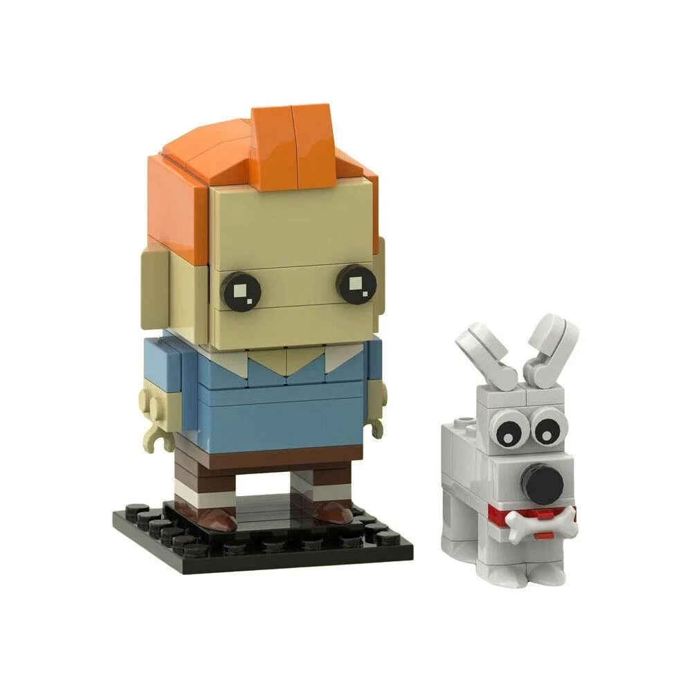 ZITIANYOUBUILD ZITIANYOUBUILD Main Character and Dog Snowy 121 Pieces Building Set — product photo