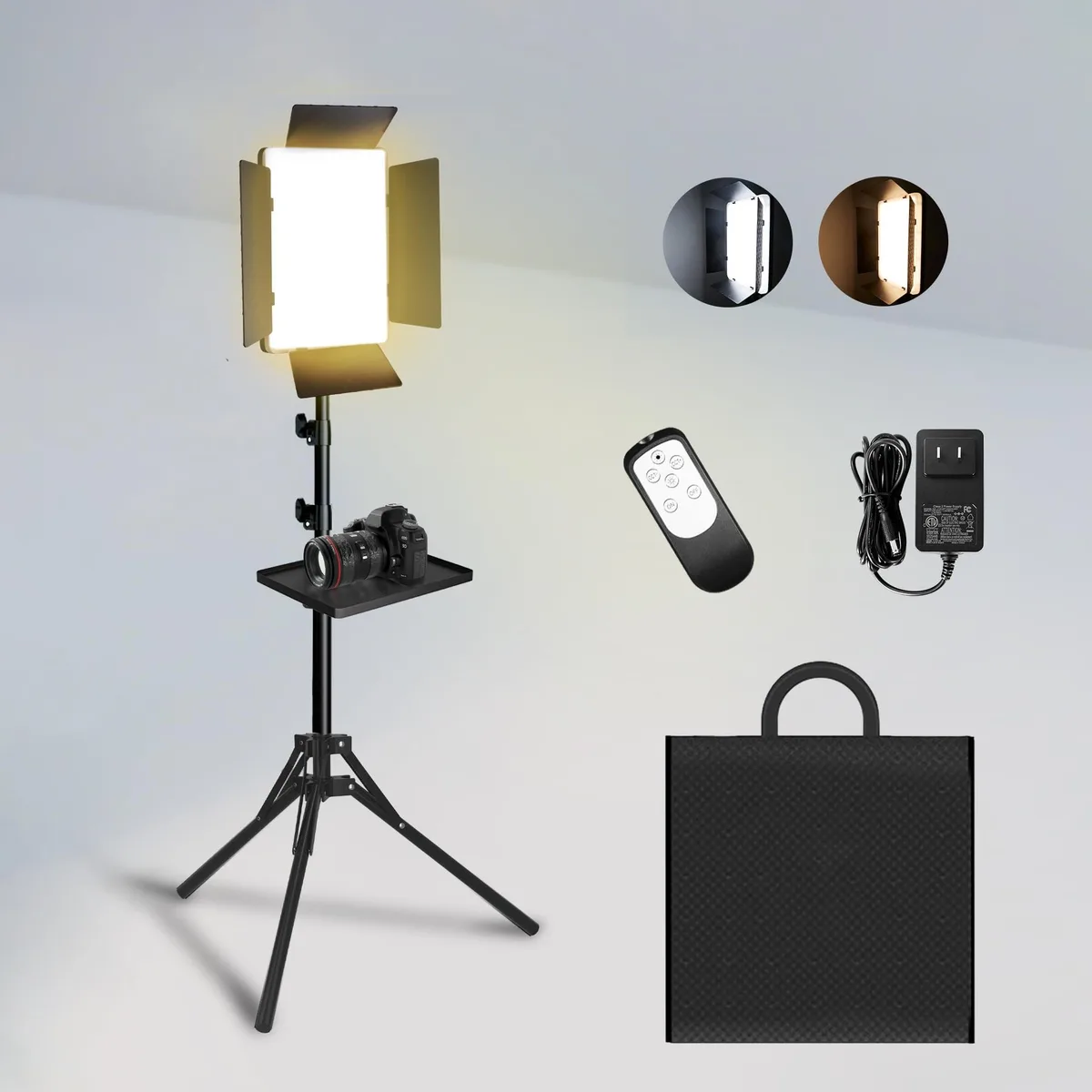  Neewer ASR-13D US 36W Bi-Color LED Panel with Tripod — product photo