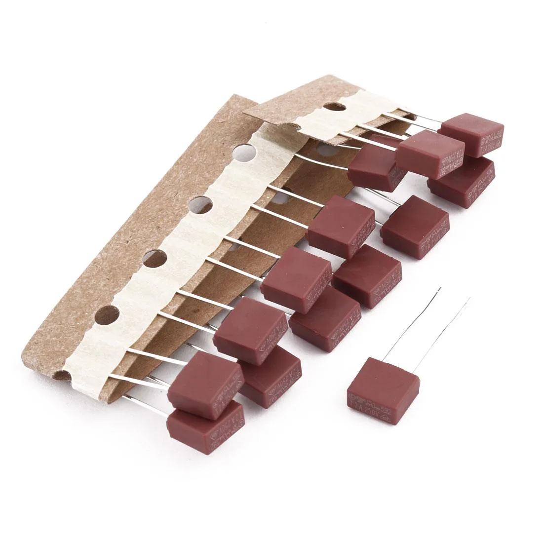 Unique-Bargains Unique-Bargains 250V 2A Square Slow-Blow Radial Micro Fuse 15pcs — product photo