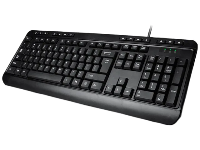 Adesso Adesso AKB-132UB USB Wired Keyboard 104-Key Black — product photo