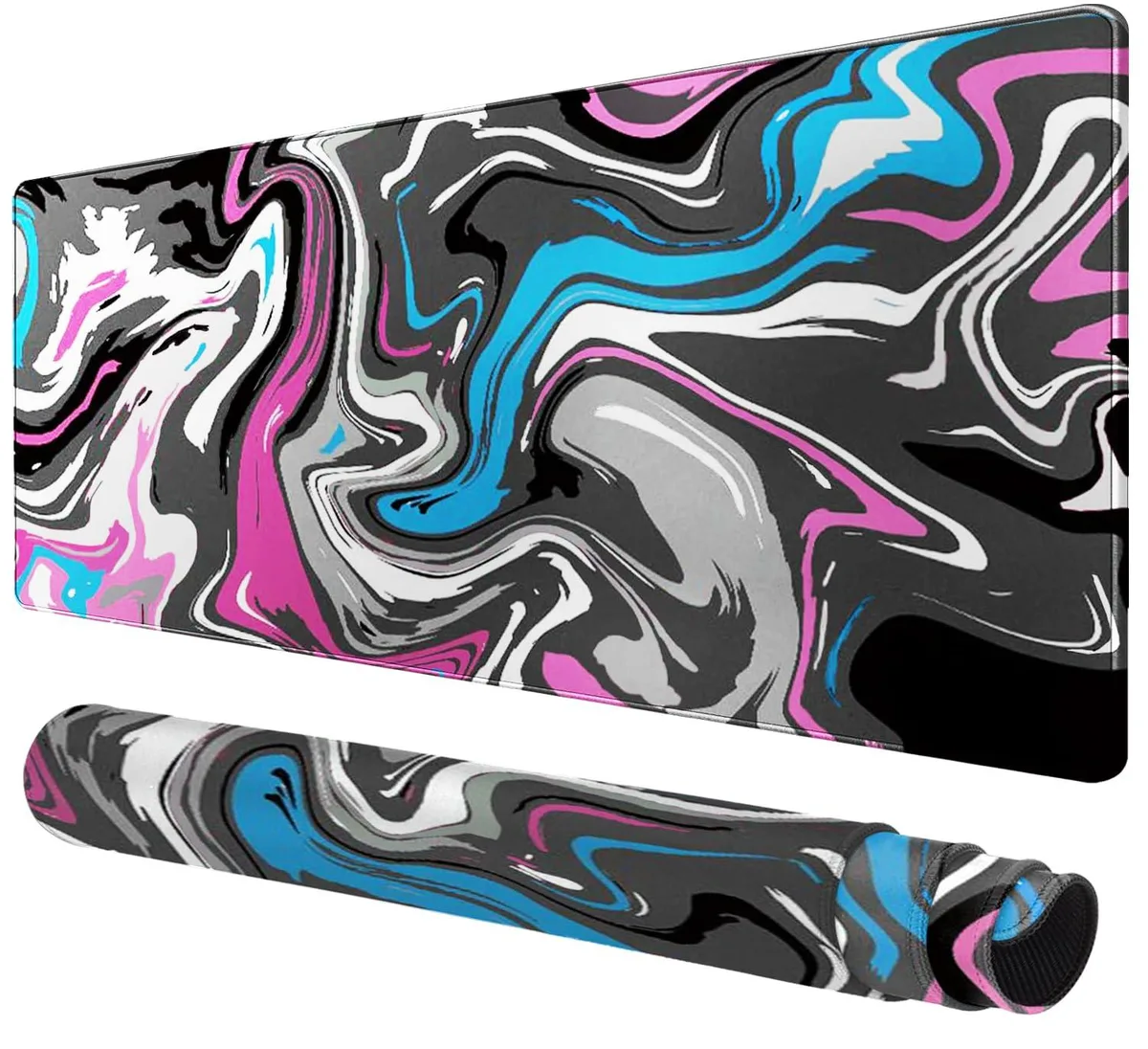 KEHIPI KEHIPI Abstract Purple Gaming Mouse Pad 31.5 x 15.8 in — product photo