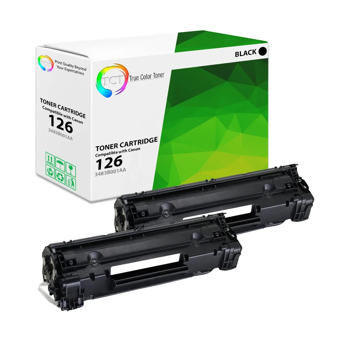 TCT TCT 126 toner cartridge 2-pack black 2100 pages — product photo