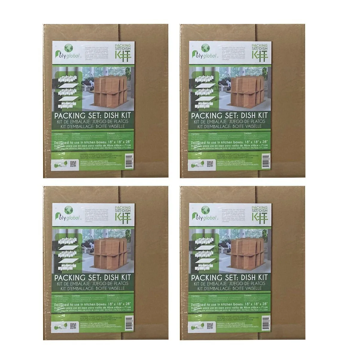 UBMOVE UBMOVE Dish & Glass Partition Insert Kit 4 pack — product photo