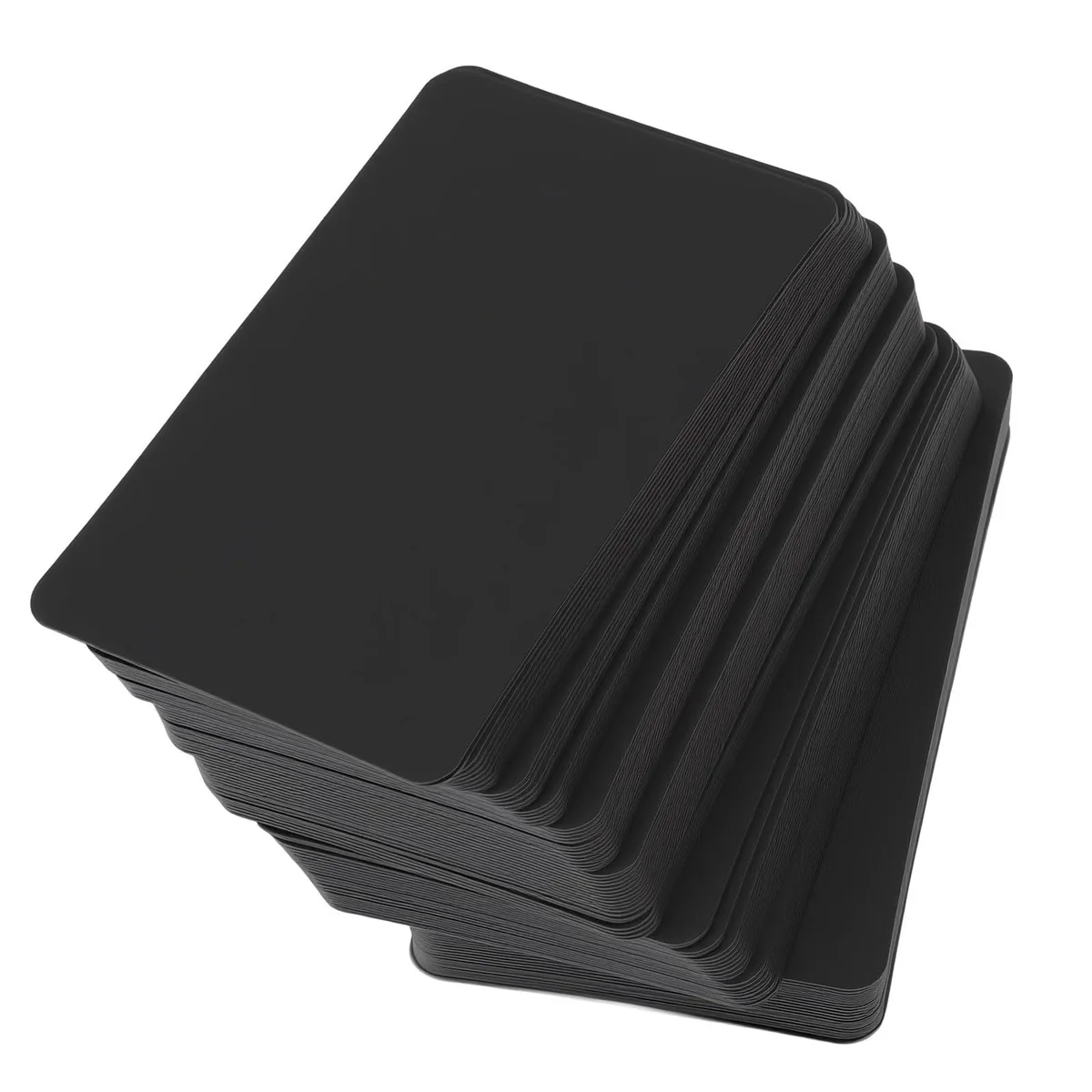 Pack of 20 black PVC cards with NTAG215 chips