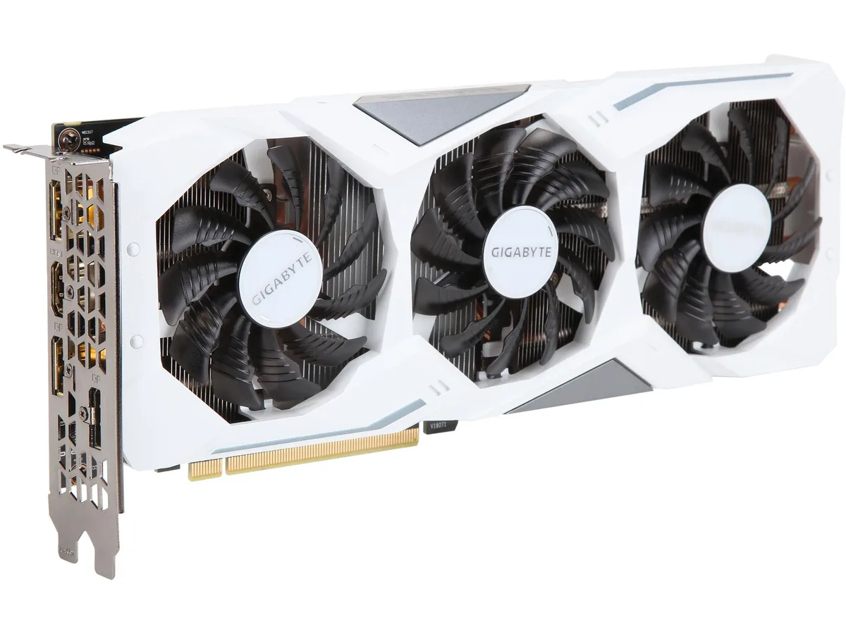 GIGABYTE GIGABYTE GeForce RTX 2060 Gaming OC Pro White 6GB graphics card — product photo